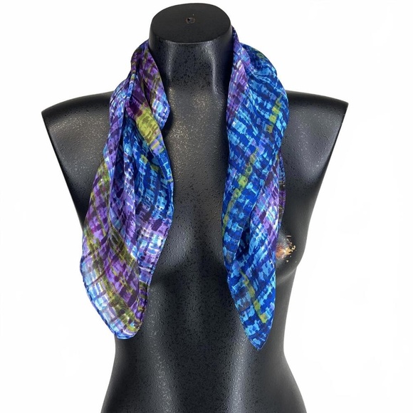 Colorful Multicolor Lightweight Scarf - Picture 1 of 4